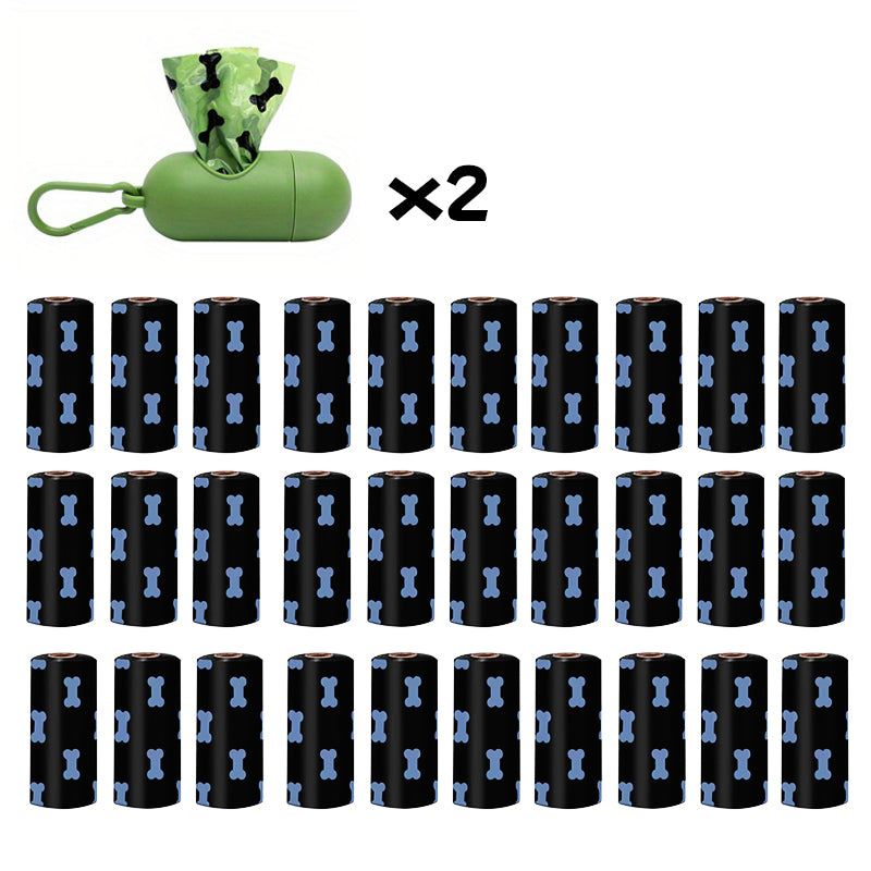 Ensemble sacs à déjections biodégradables